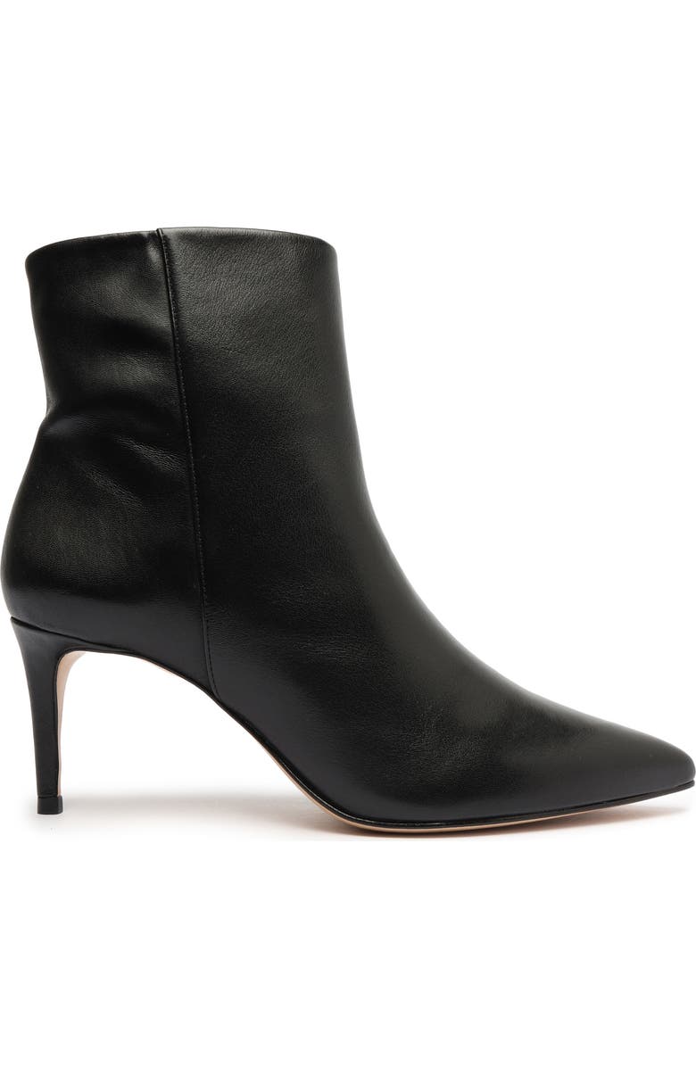 Schutz Mikki Mid Pointed Toe Bootie, Alternate, color, Black