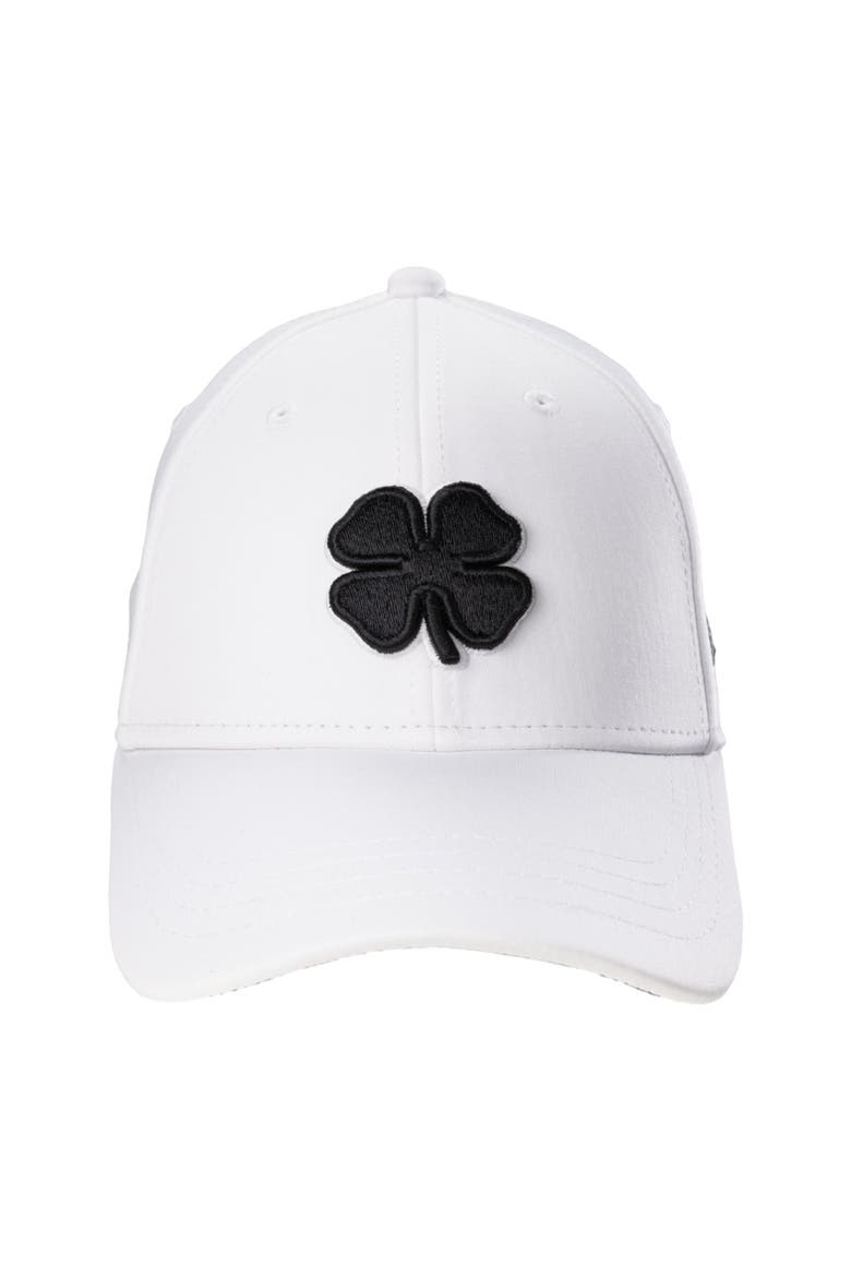 Premium Clover 1 Hat, Main, color, White