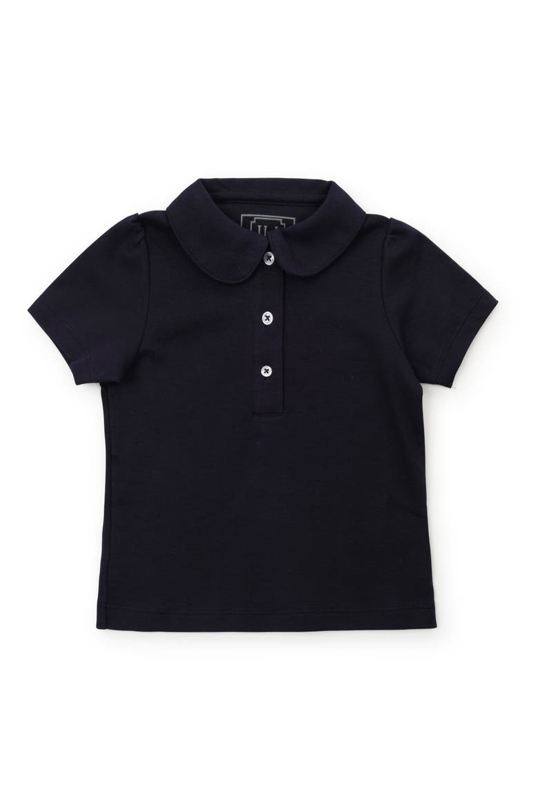 Madison Girls' Polo Short Sleeve Shirt, Main, color, Navy
