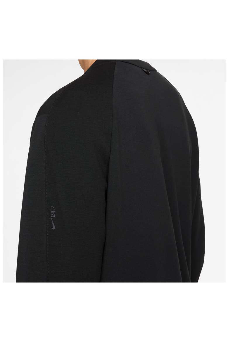 ImpossiblySoft Dri-FIT Cardigan, Alternate, color, BLACK/ DARK SMOKE GREY