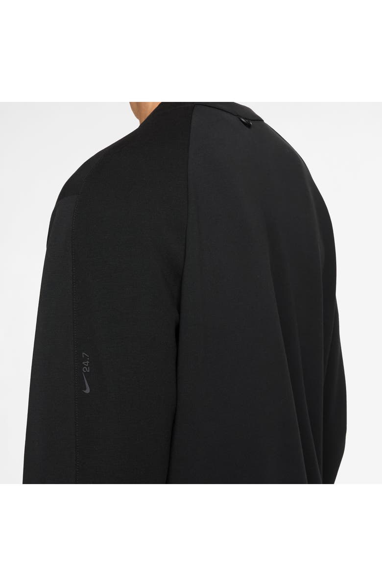 Nike ImpossiblySoft Dri-FIT Cardigan, Alternate, color, Black/ Dark Smoke Grey