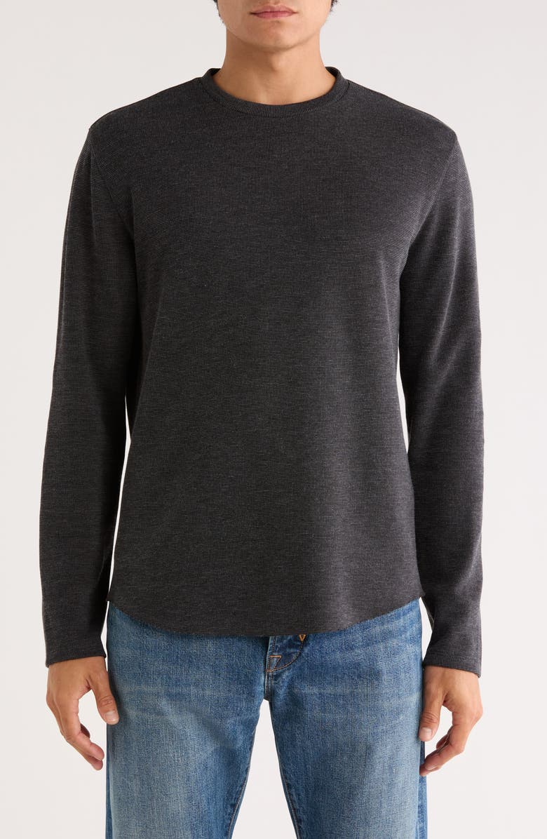 Crewneck Long Sleeve Knit T-Shirt