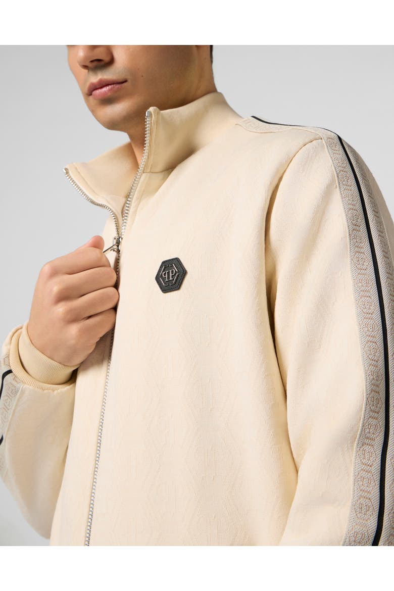 Tracksuit Jacket Monogram Monogram Men, Alternate, color, beige