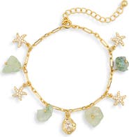 EYE CANDY LOS ANGELES Esra Druzy Charm Bracelet