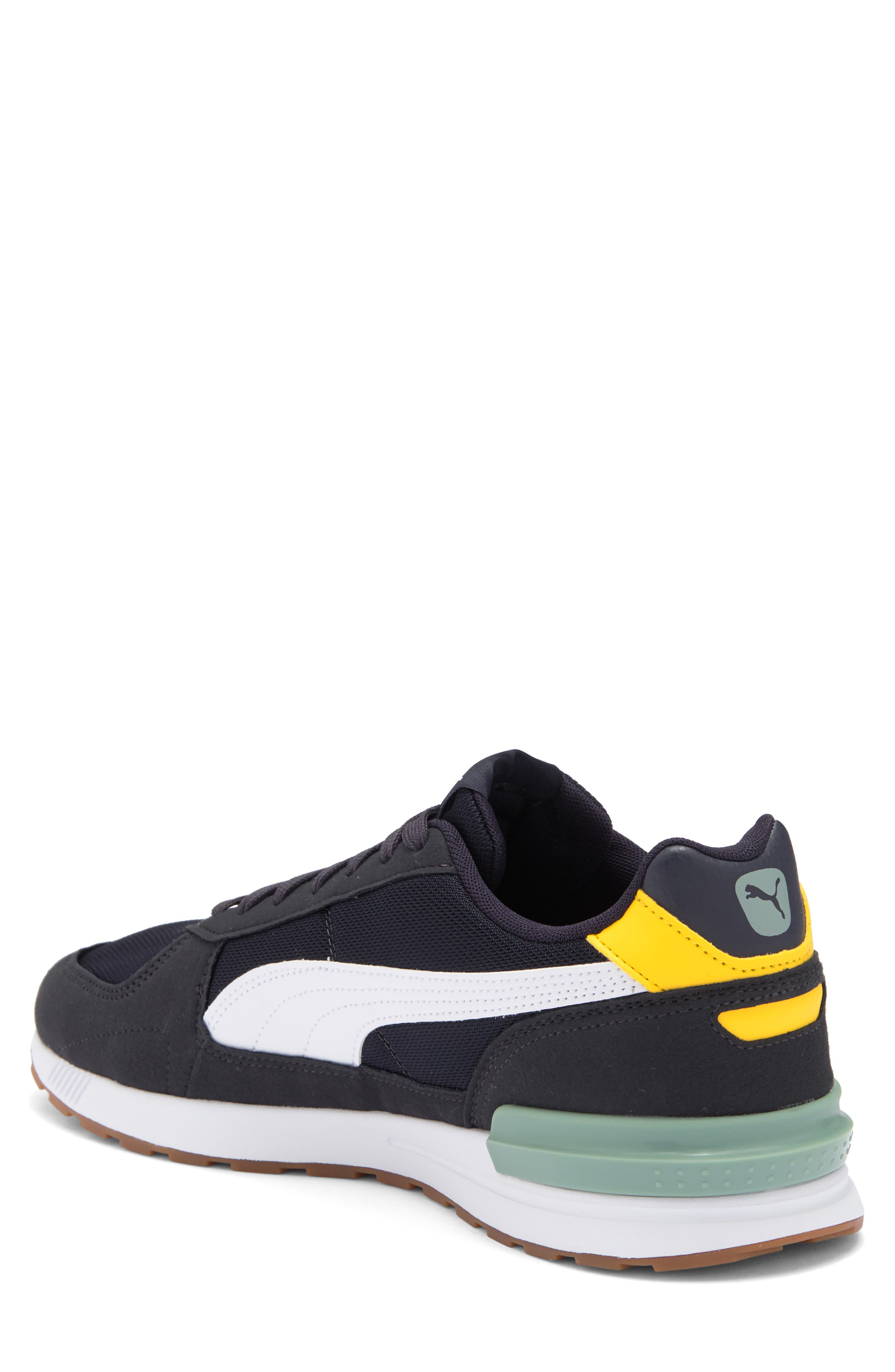 PUMA Graviton Sneaker, Alternate, color, New Navy-Puma White-Yellow