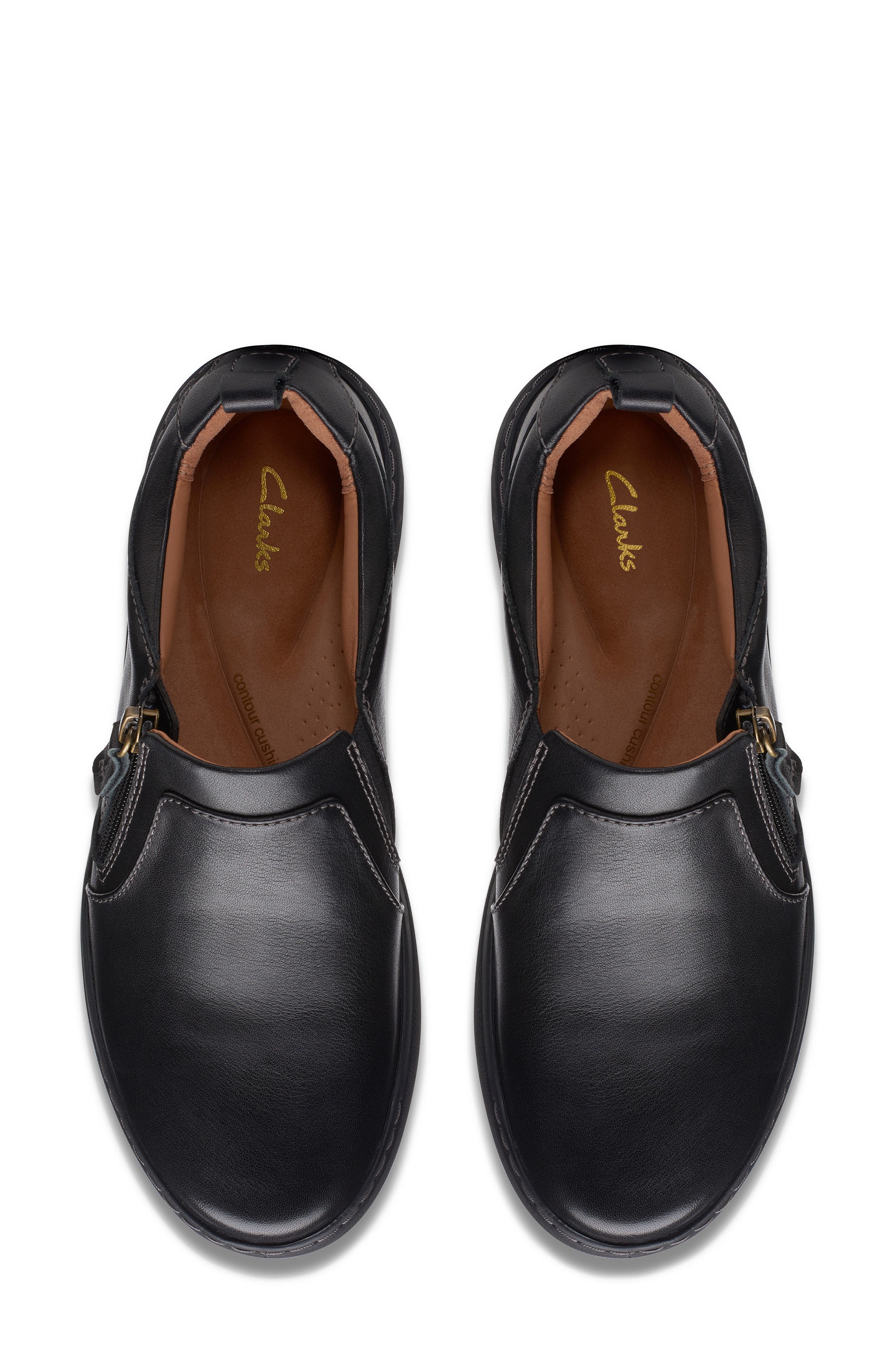 Clarks<sup>®</sup> Nalle Lilac Slip-On Sneaker, Alternate, color, Black Leather