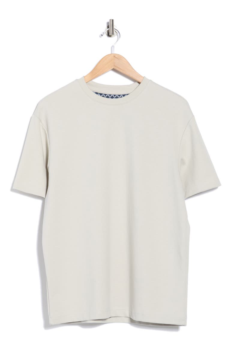 Midweight Stretch Cotton T-Shirt, Alternate, color, SAND