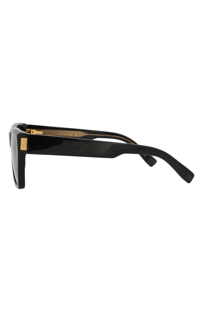 Dunhill 56mm Square Sunglasses, Alternate, color, Black Brown