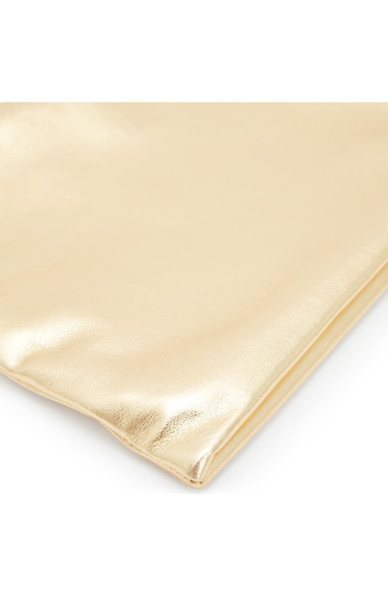 AllSaints Bettina Leather Clutch, Alternate, color,