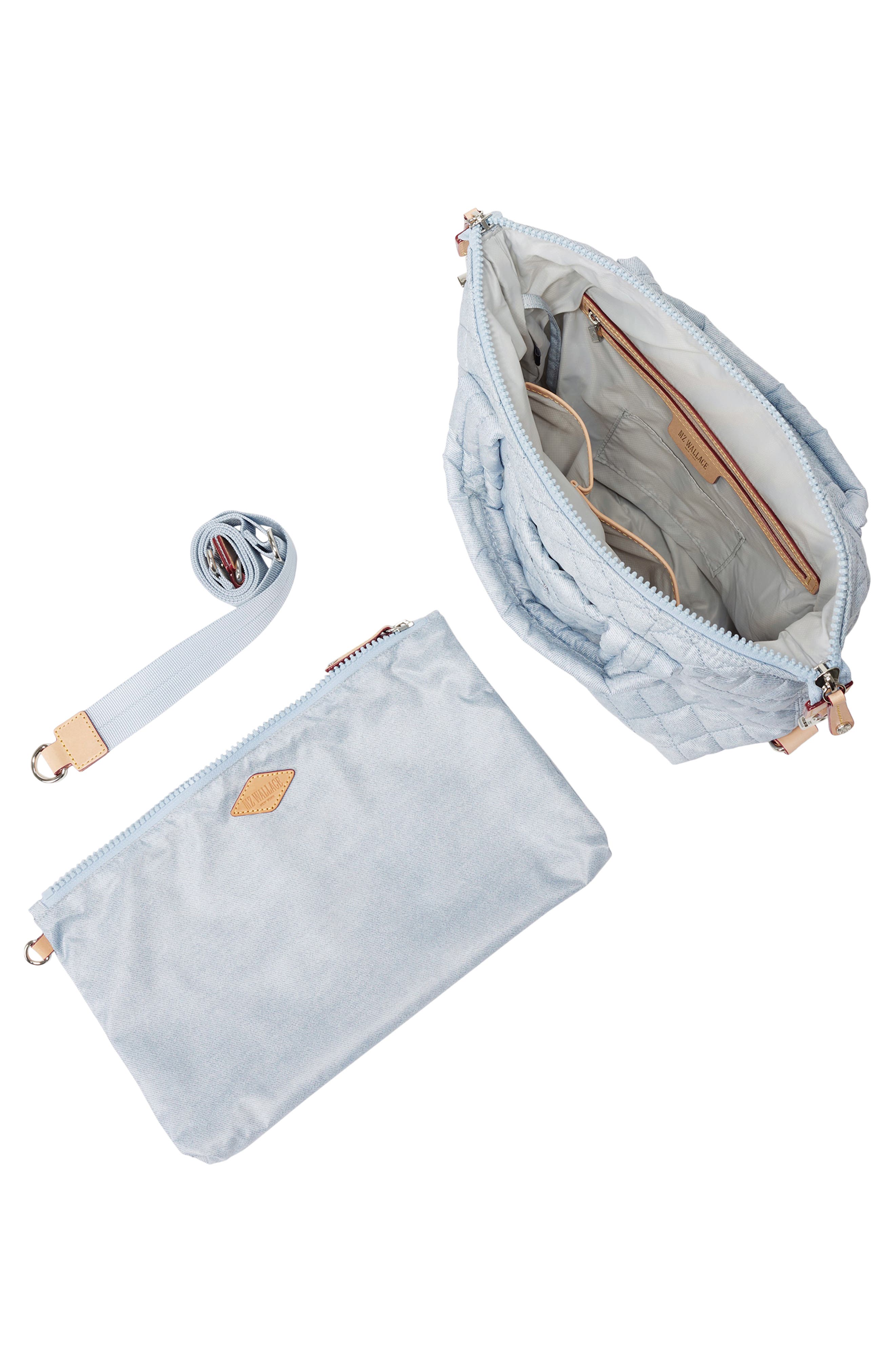 MZ Wallace Small Sutton Deluxe Quilted Crossbody Bag, Alternate, color, 