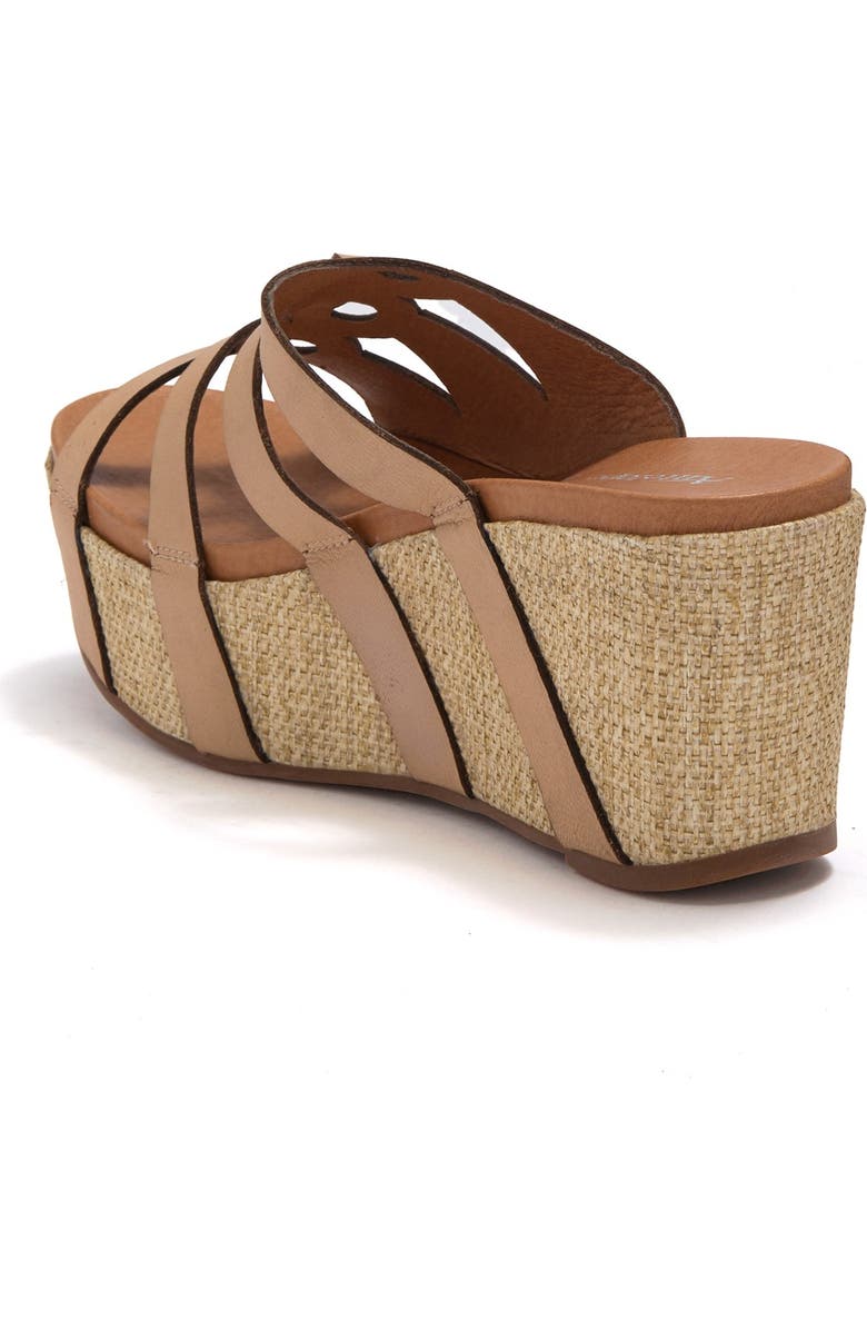 ANTELOPE Leather Slit Cork Wedge Sandal, Alternate, color,