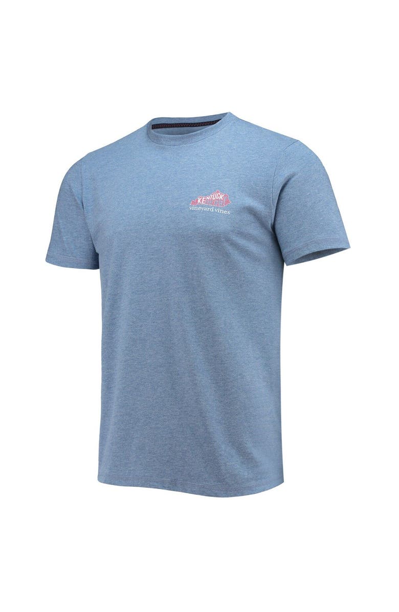 vineyard vines Men's Vineyard Vines Heathered Navy Kentucky Derby Fill Dunes T-Shirt, Alternate, color,