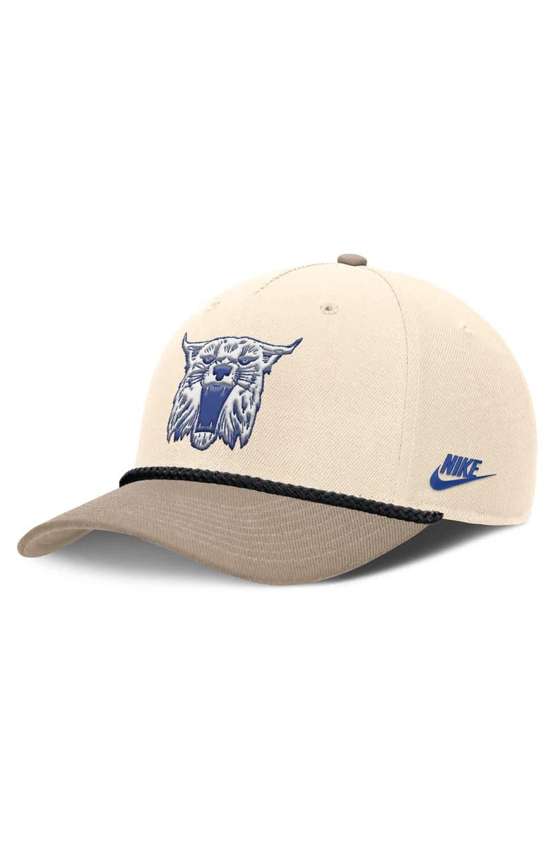Nike Men's Nike Natural Kentucky Wildcats Rise Legacy Throwback Logo Adjustable Hat, Main, color,