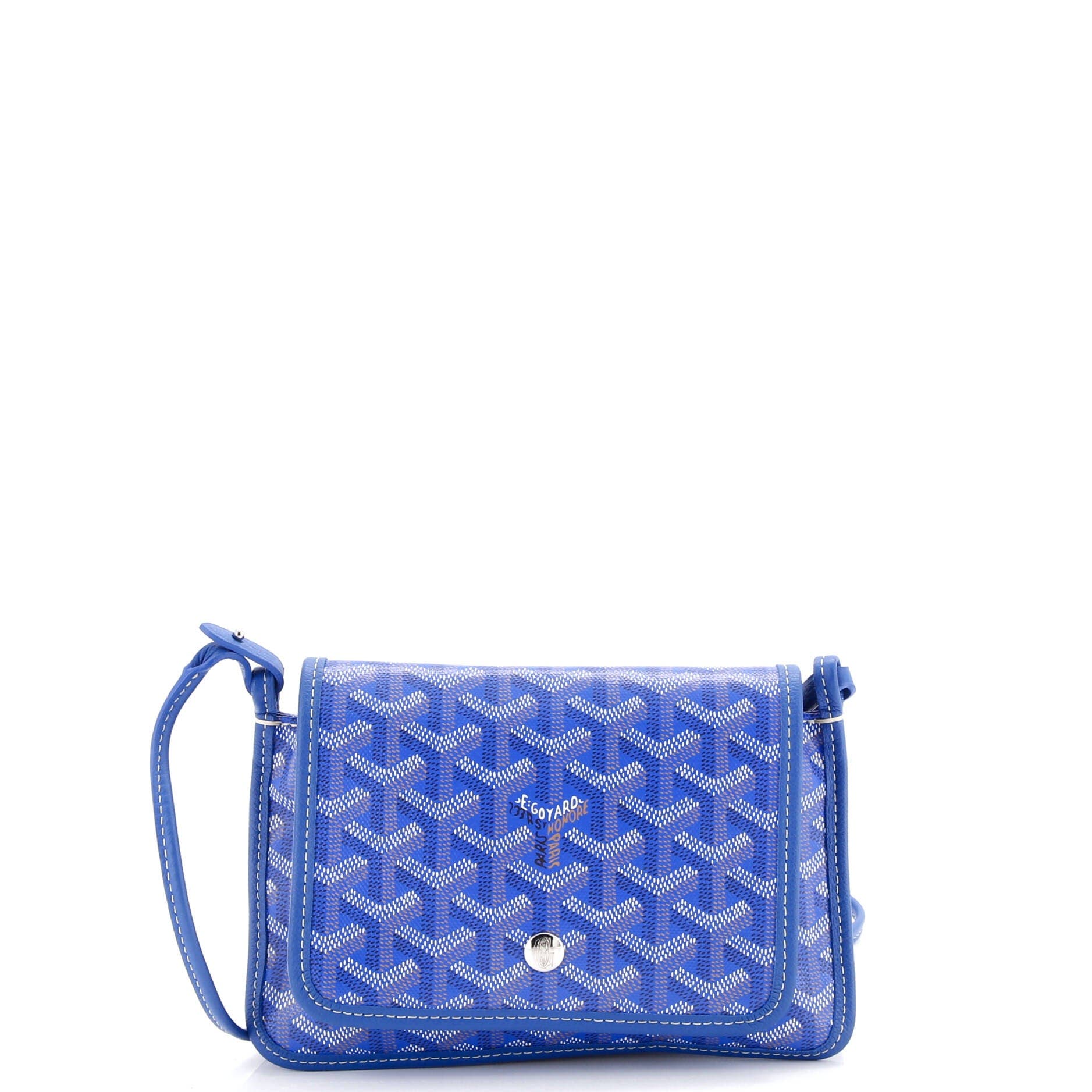 Pre-Owned Goyard Plumet Clutch Wallet Coated Canvas, Main, color, 