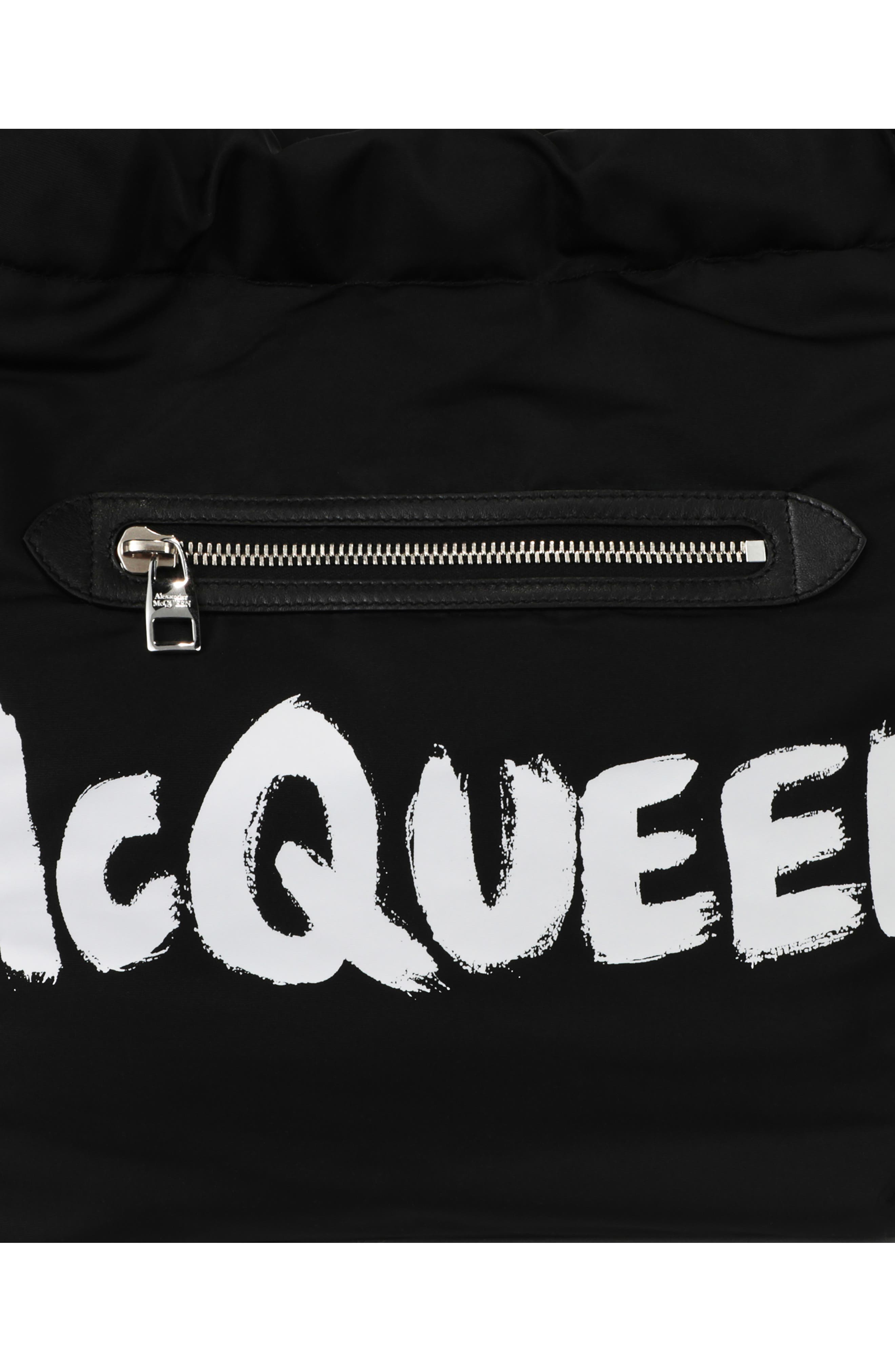 McQueen The Bundle Graffiti Tote Bag, Alternate, color, 
