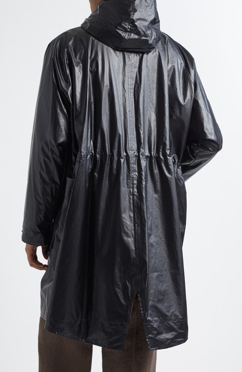 OUR LEGACY Tempesta Cotton Faux Leather Parka, Alternate, color, 