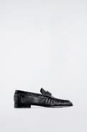 COS Ruched Leather Loafers