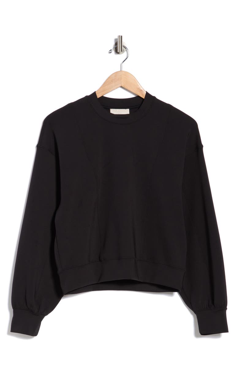Ulla Johnson Axel Long Sleeve Top, Main, color, Noir