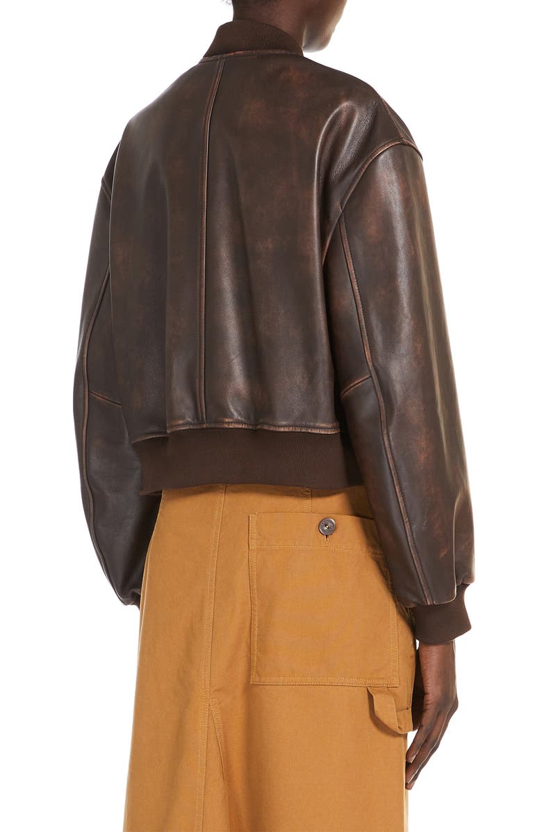 Weekend Max Mara Hiltex Leather Jacket | Nordstrom