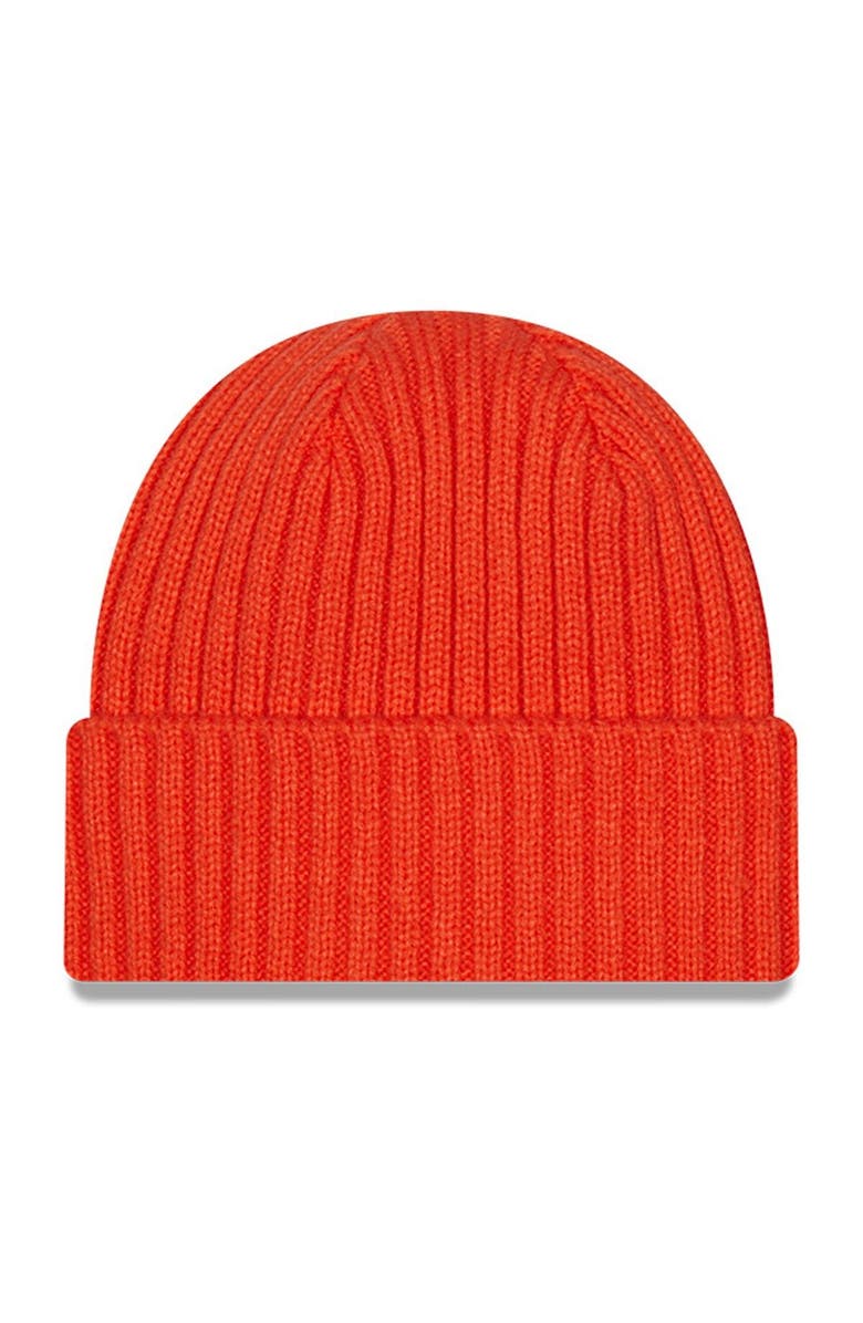 New Era Youth New Era Orange Cleveland Browns Core Classic Cuffed Knit Hat, Alternate, color, Orange