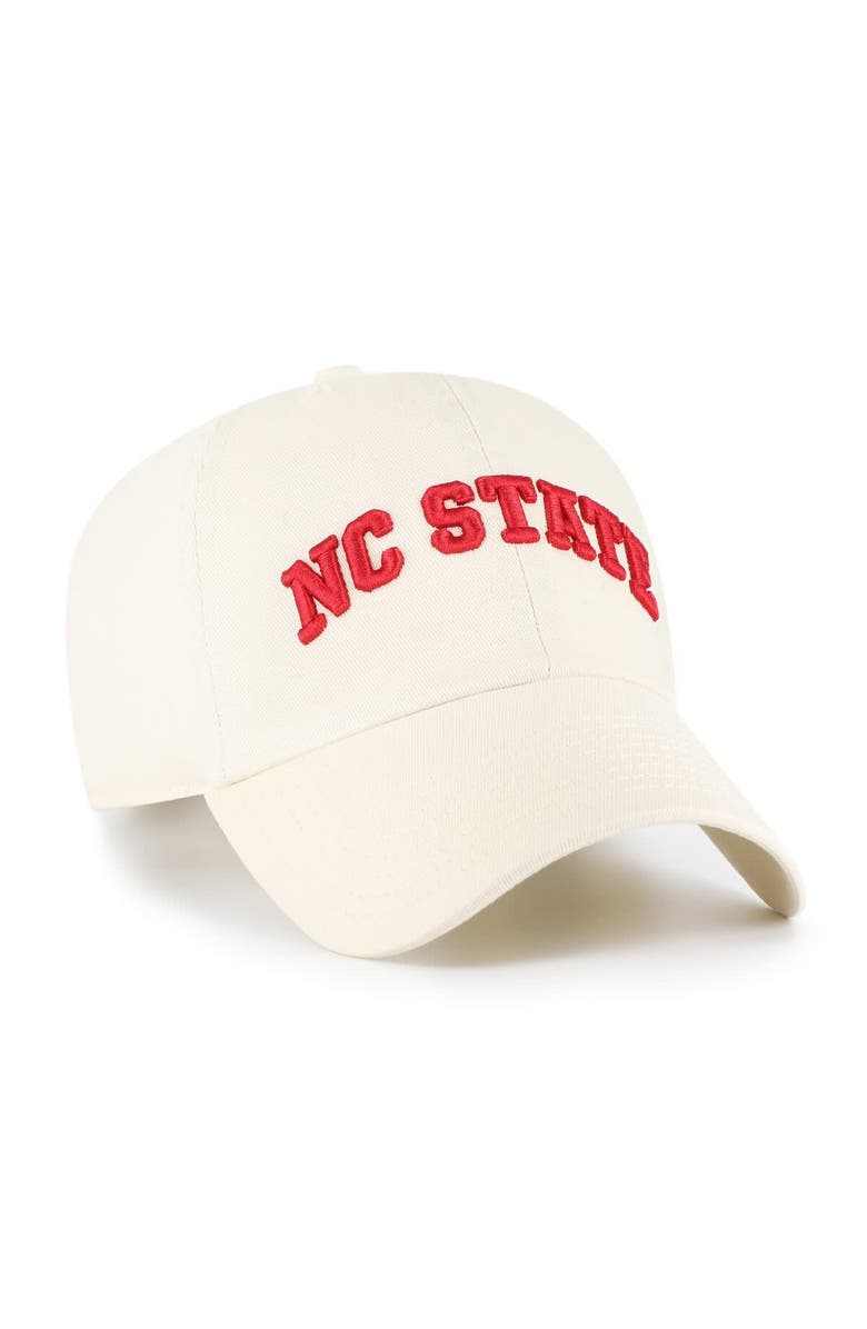 '47 Men's '47 Sand NC State Wolfpack Clean Up Adjustable Hat, Alternate, color, Sand