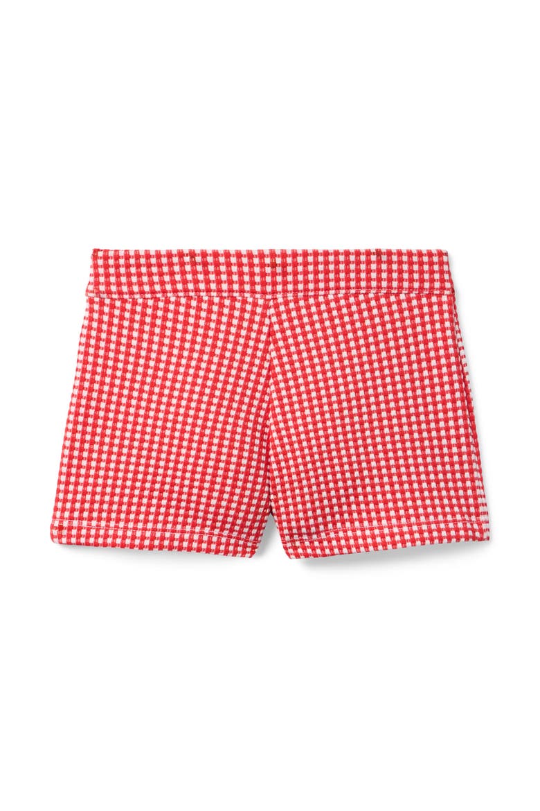 Gingham Jacquard Short, Alternate, color, Red