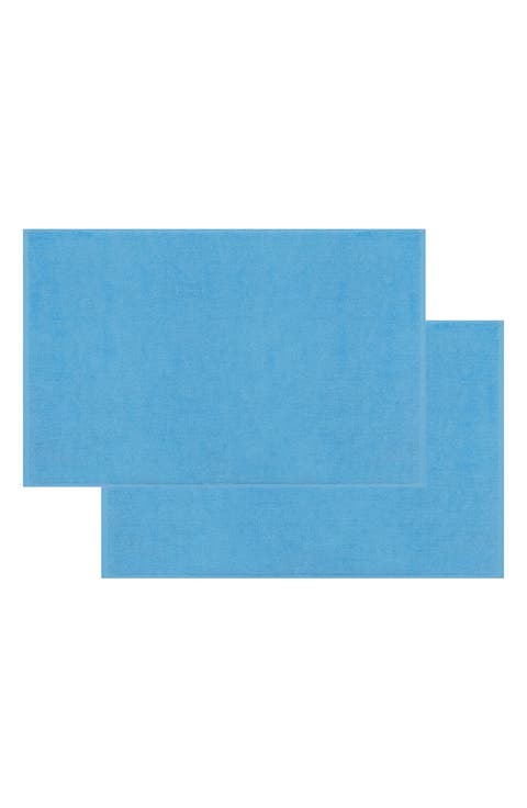 Puresoft Set of 2 Turkish Cotton Bath Mats