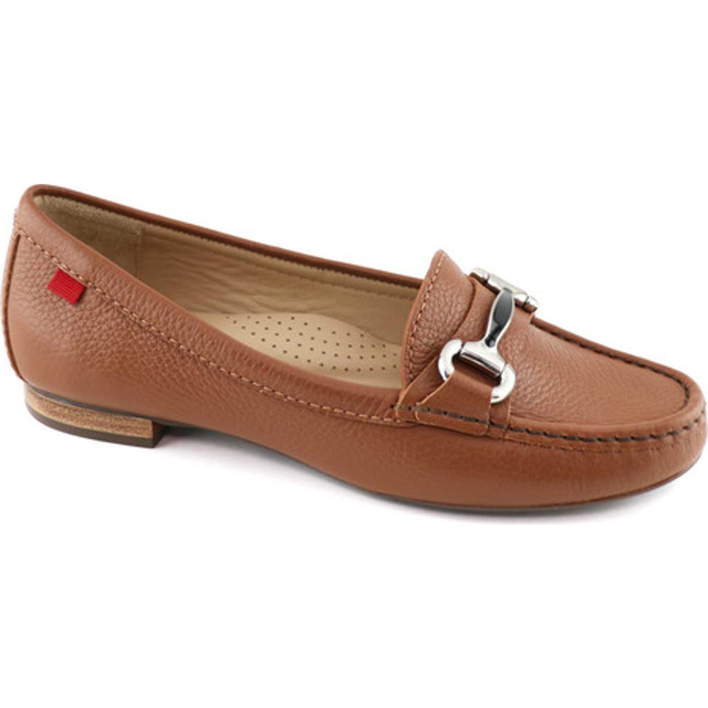 Marc Joseph New York Grand Street Leather Buckle Loafer In Brown