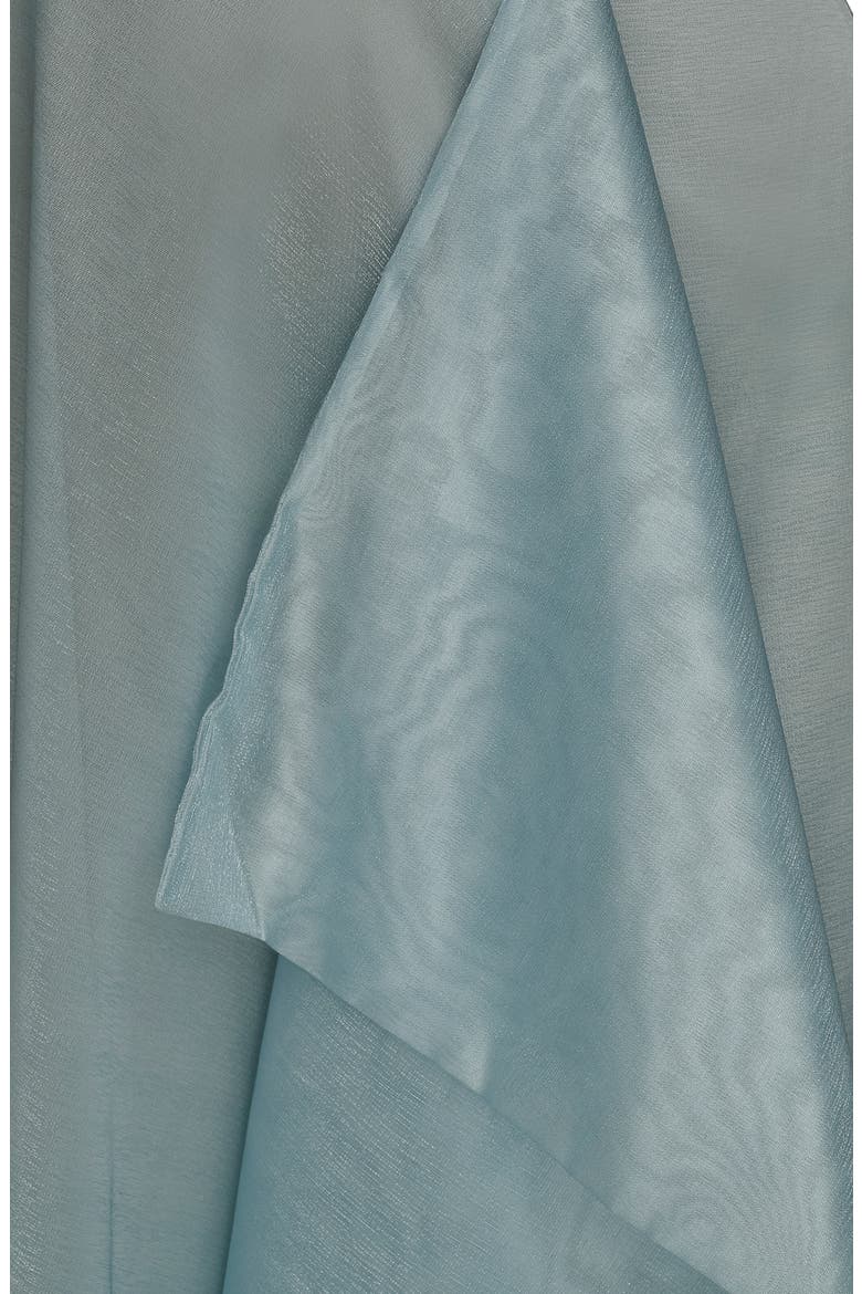 Strapless Ruched Bodice Gown, Alternate, color, SEA MIST
