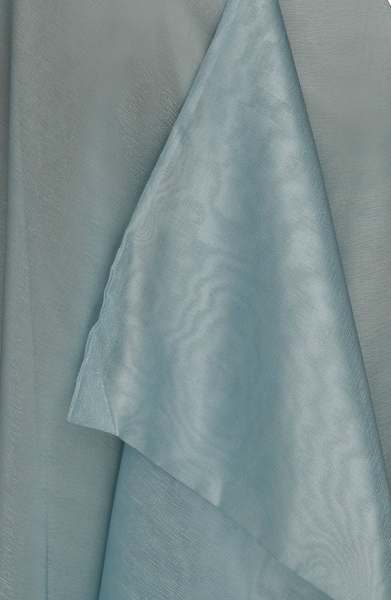 Donna Karan New York Strapless Ruched Bodice Gown, Alternate, color, Sea Mist