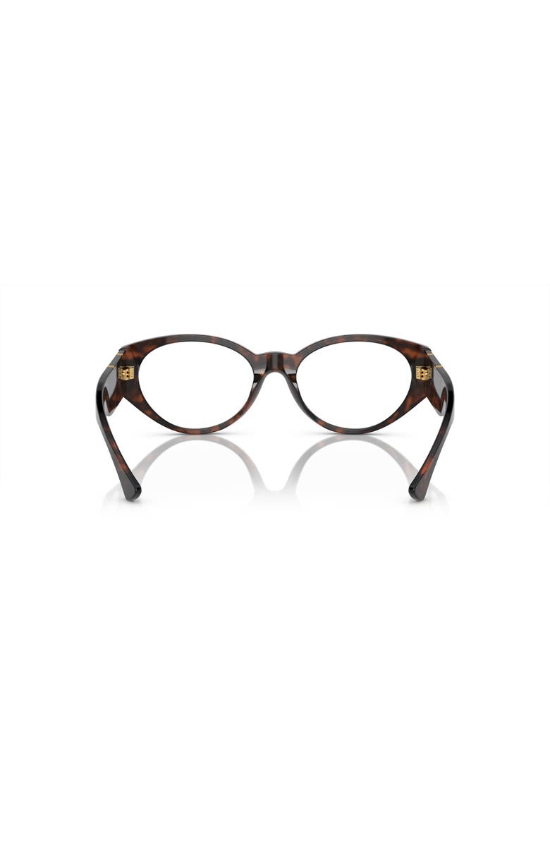 Versace 54mm Oval optical glasses, Alternate, color, Tortoise