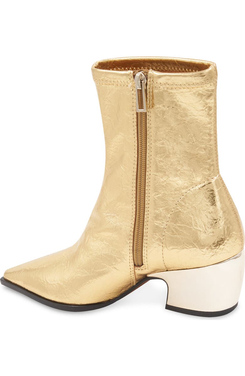 BCBGMAXAZRIA Seriba Block Heel Bootie, Alternate, color, Gold