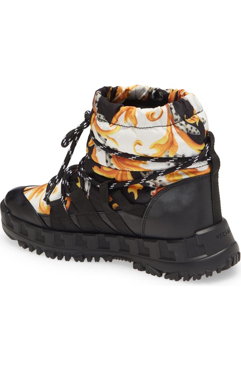 Versace Greca Rhegis Waterproof Snow Boot, Alternate, color,