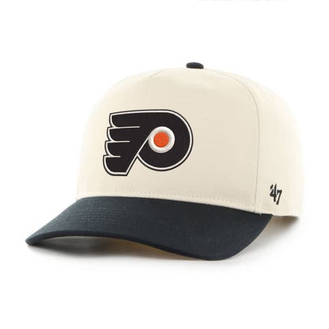 Men's '47 Cream/Black Philadelphia Flyers Logo Hitch Adjustable Hat