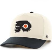 '47 Men's '47 Cream/Black Philadelphia Flyers Logo Hitch Adjustable Hat