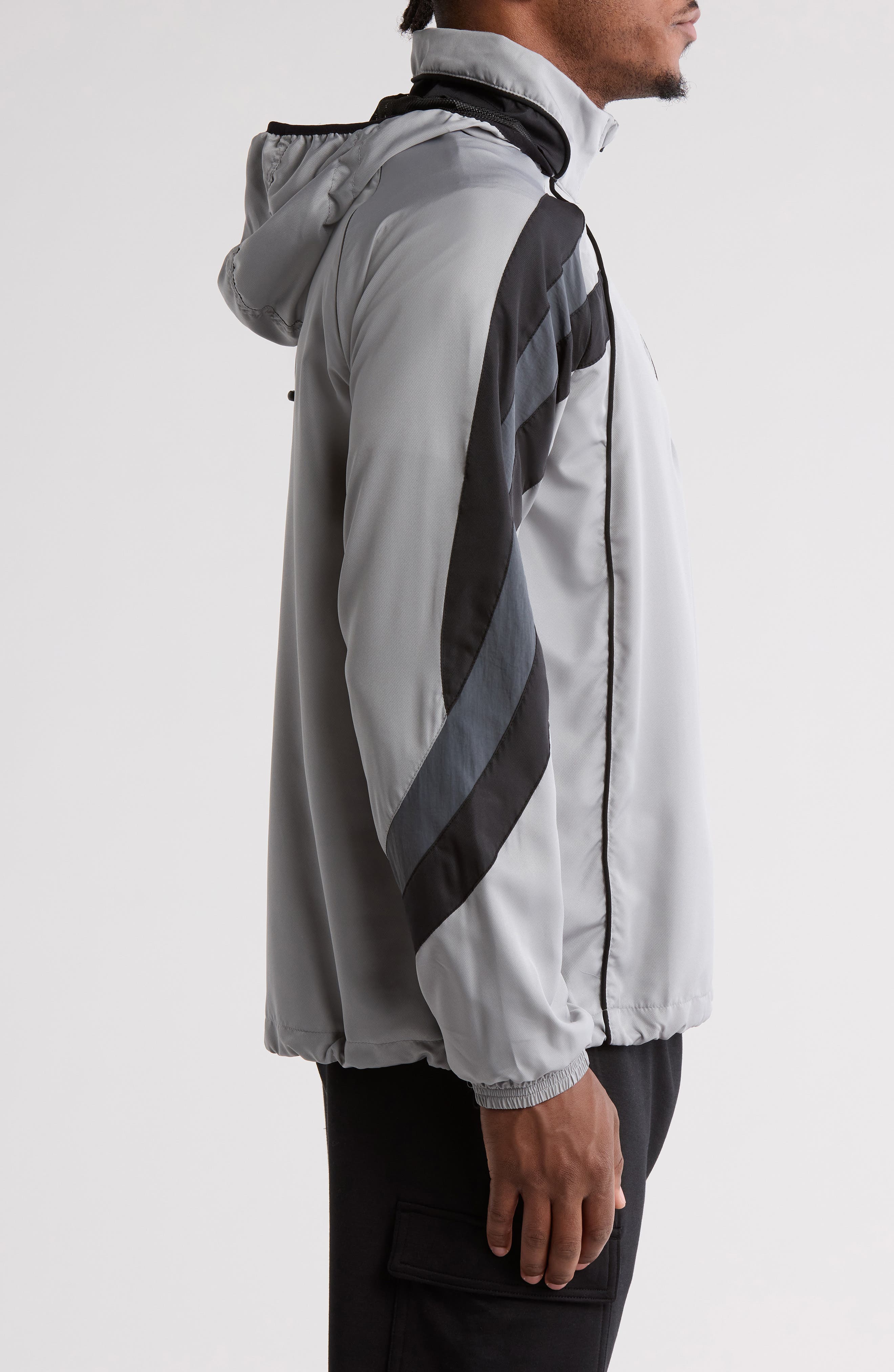 Zip Off Sleeve Windbreaker Pullover Jacket (Men) | Nordstrom