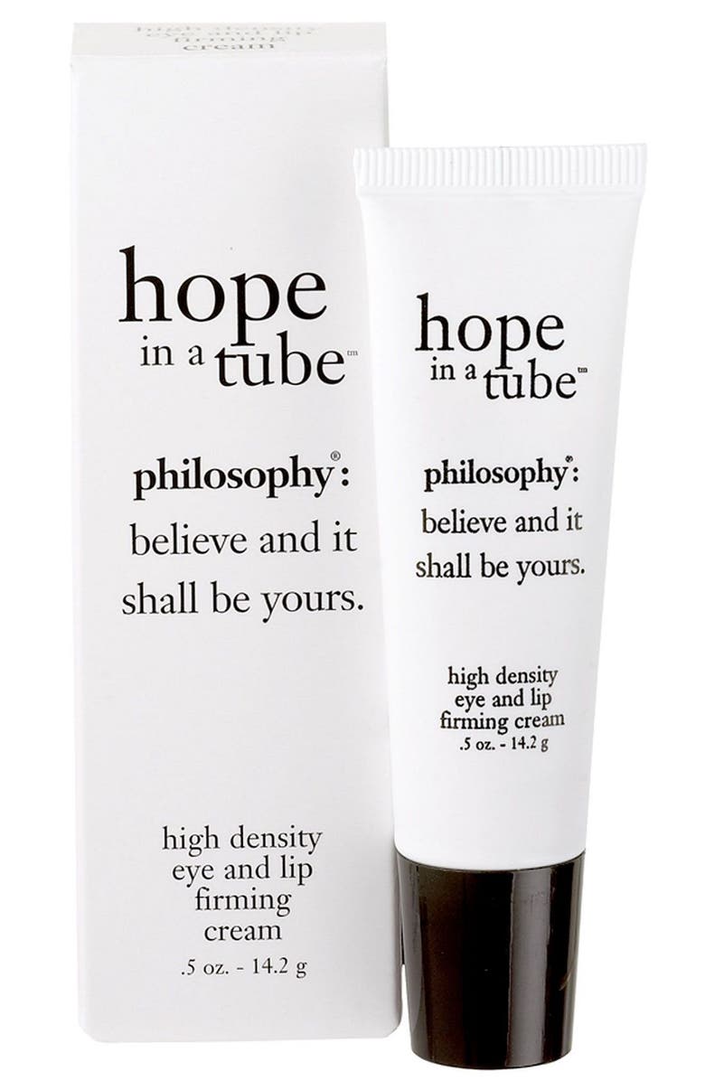 philosophy hope in a tube eye & lip contour cream, Main, color, 