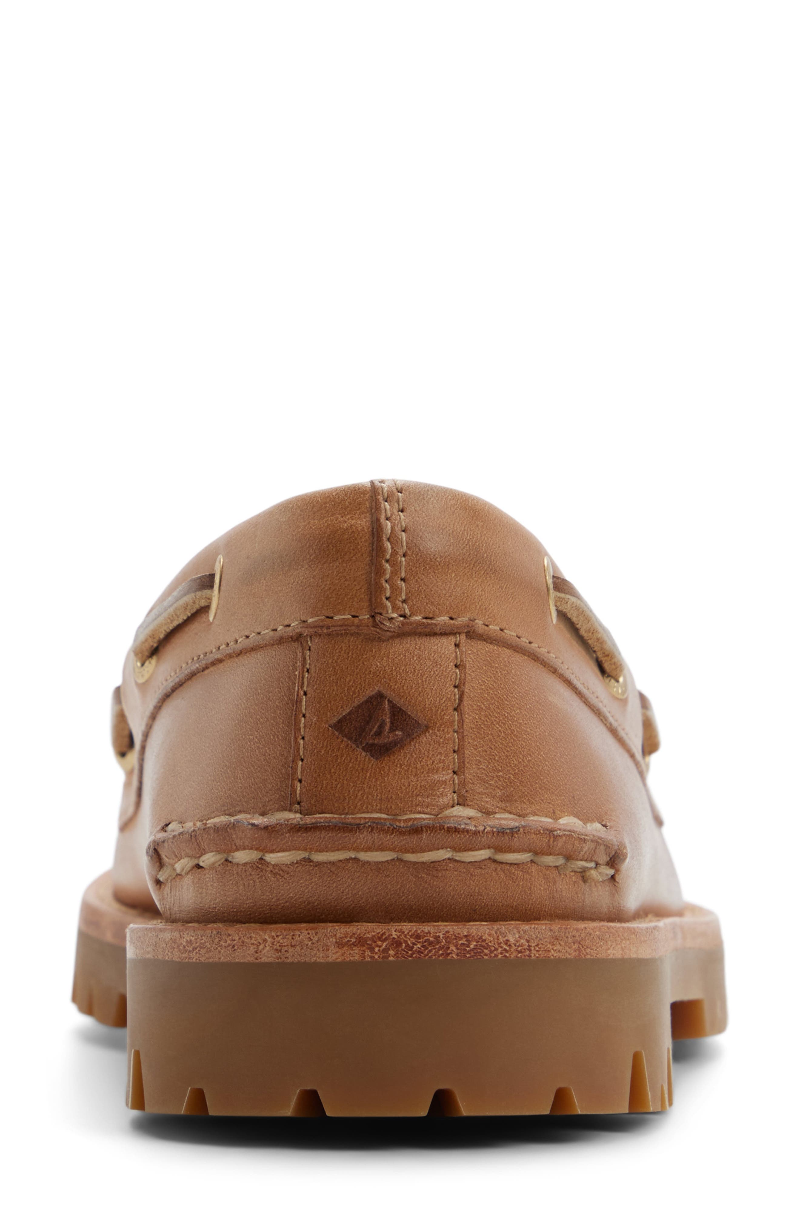Sperry Authentic Original Lug Boat Shoe, Alternate, color, Tan