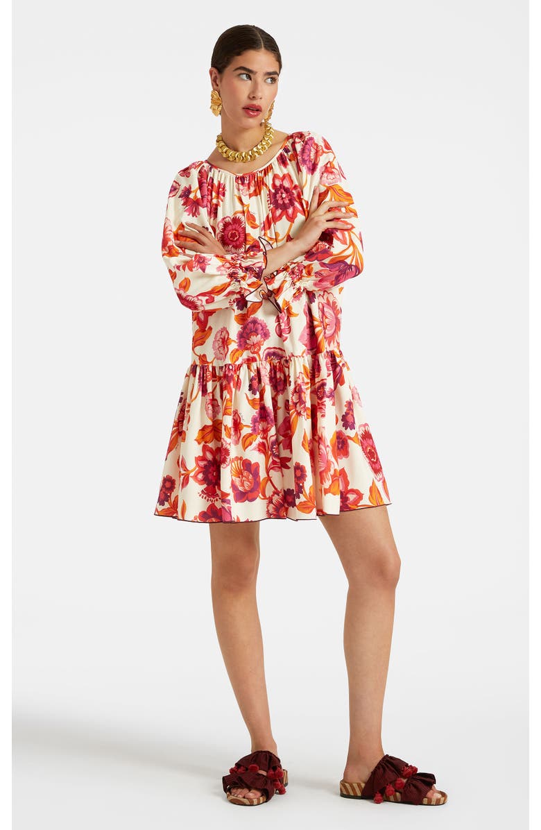 La DoubleJ The Uma Mini Dress, Main, color, Hottie Cream