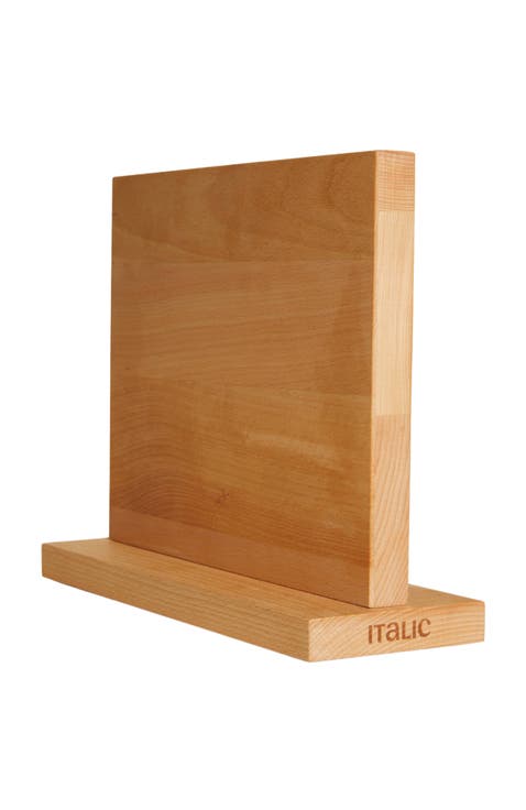 European Beech Wood Magnetic Knife Block