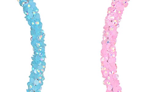 Beautifully You Kids' 6-pack Sparkle Headbands In Pink Multi