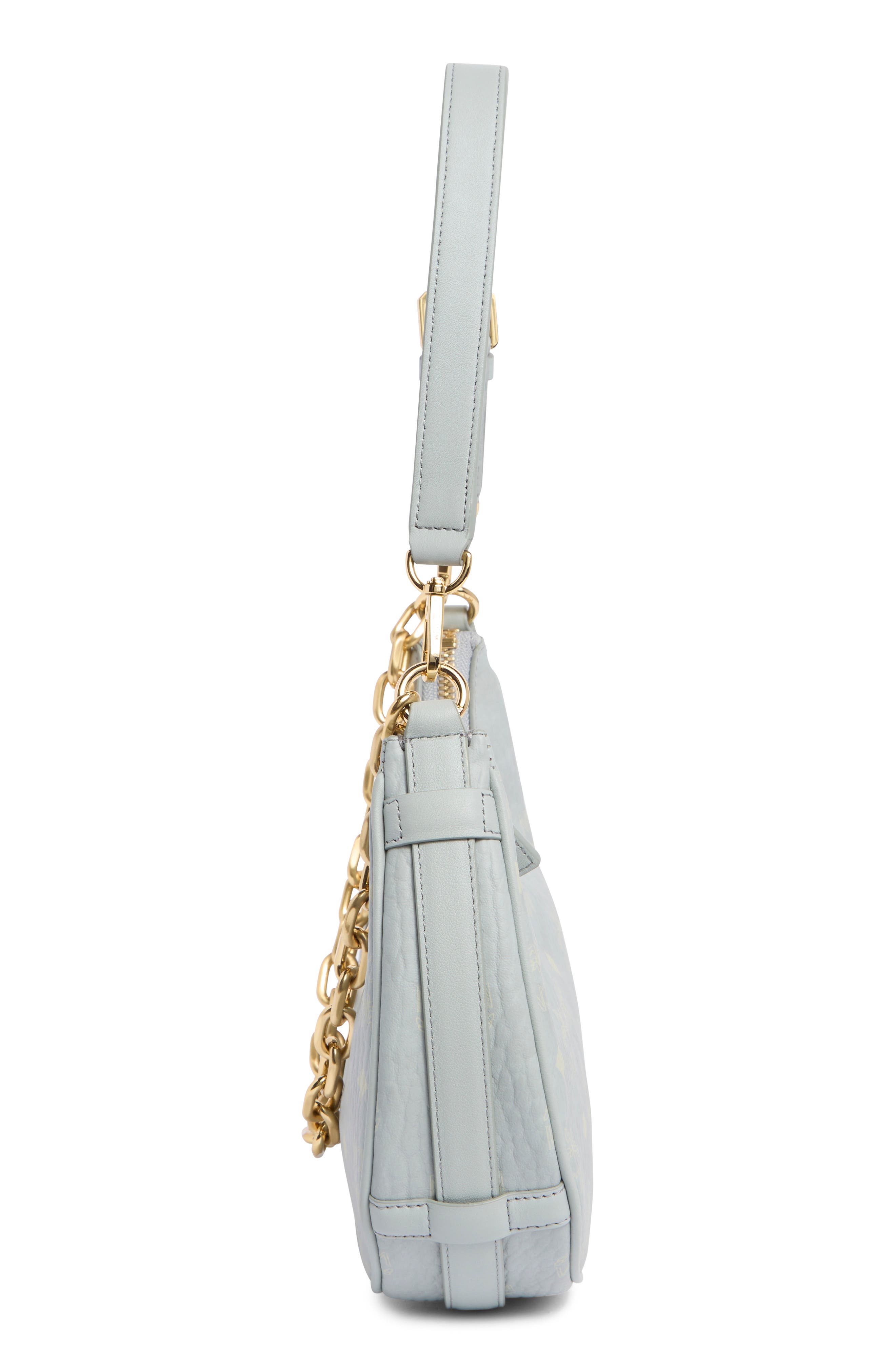 MCM Aren Small Hobo Bag, Alternate, color, 