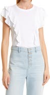 Veronica Beard Bea Ruffle T-Shirt