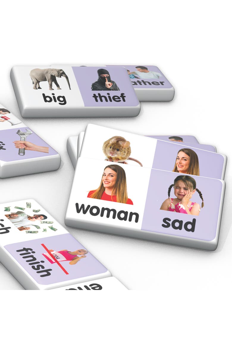 Synonyms Dominoes Educational Aid, Alternate, color, Multicolored