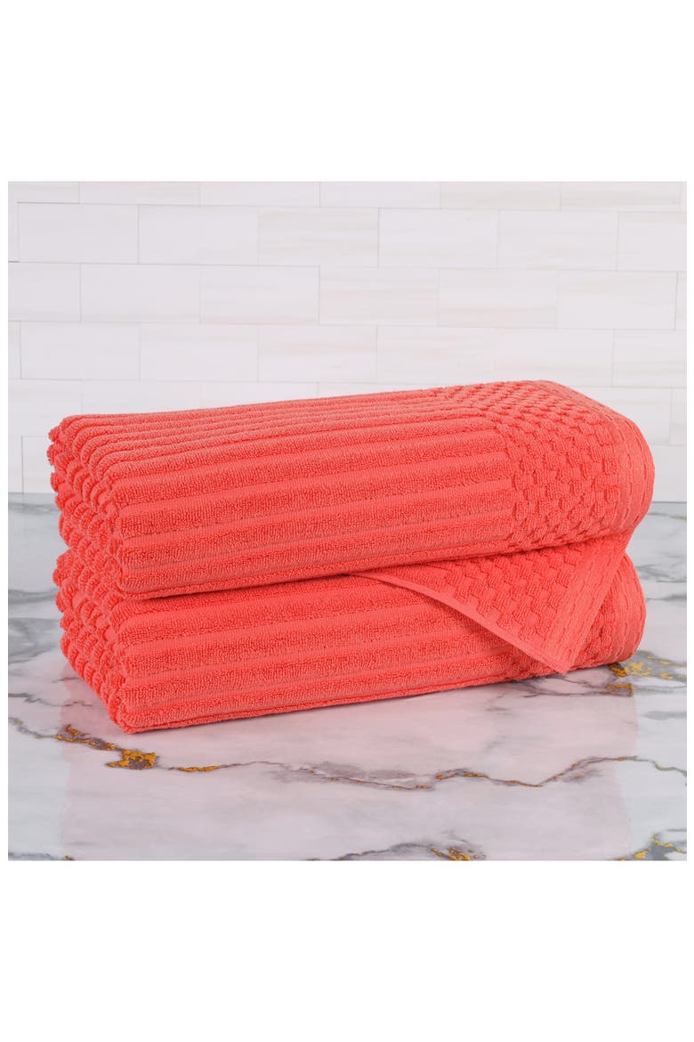 2-Pack Bath Towel Set, Alternate, color, CORAL