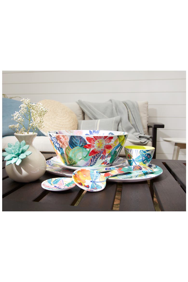 Anthropologie Tropical Melamine Serving Set, Alternate, color, MULTI