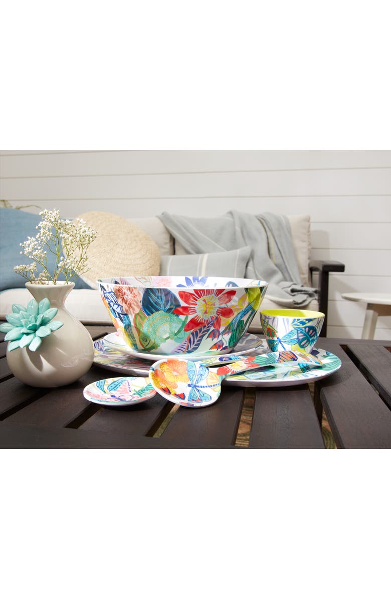 Anthropologie Home Anthropologie Tropical Melamine Serving Set, Alternate, color, 