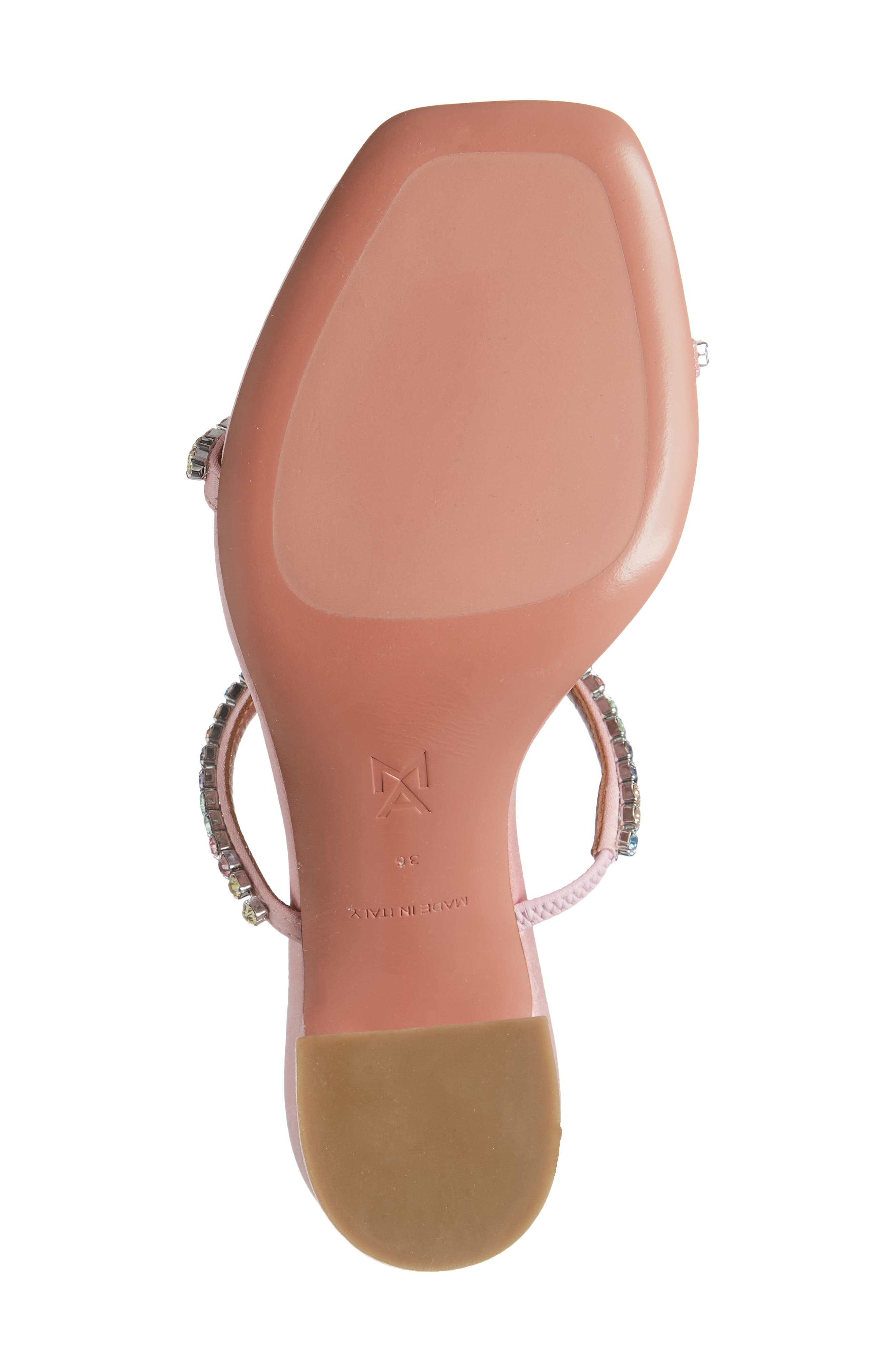 Amina Muaddi Gilda Crystal Slide Sandal, Alternate, color, 