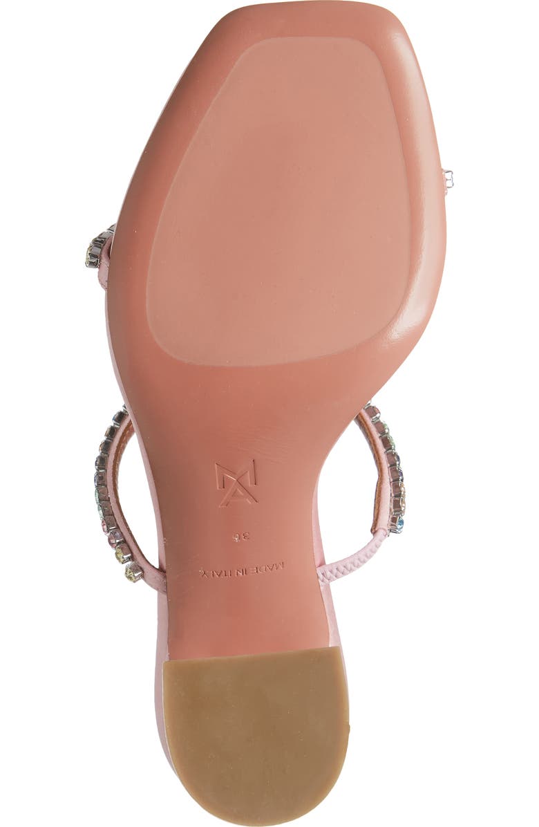 Amina Muaddi Gilda Crystal Slide Sandal, Alternate, color,