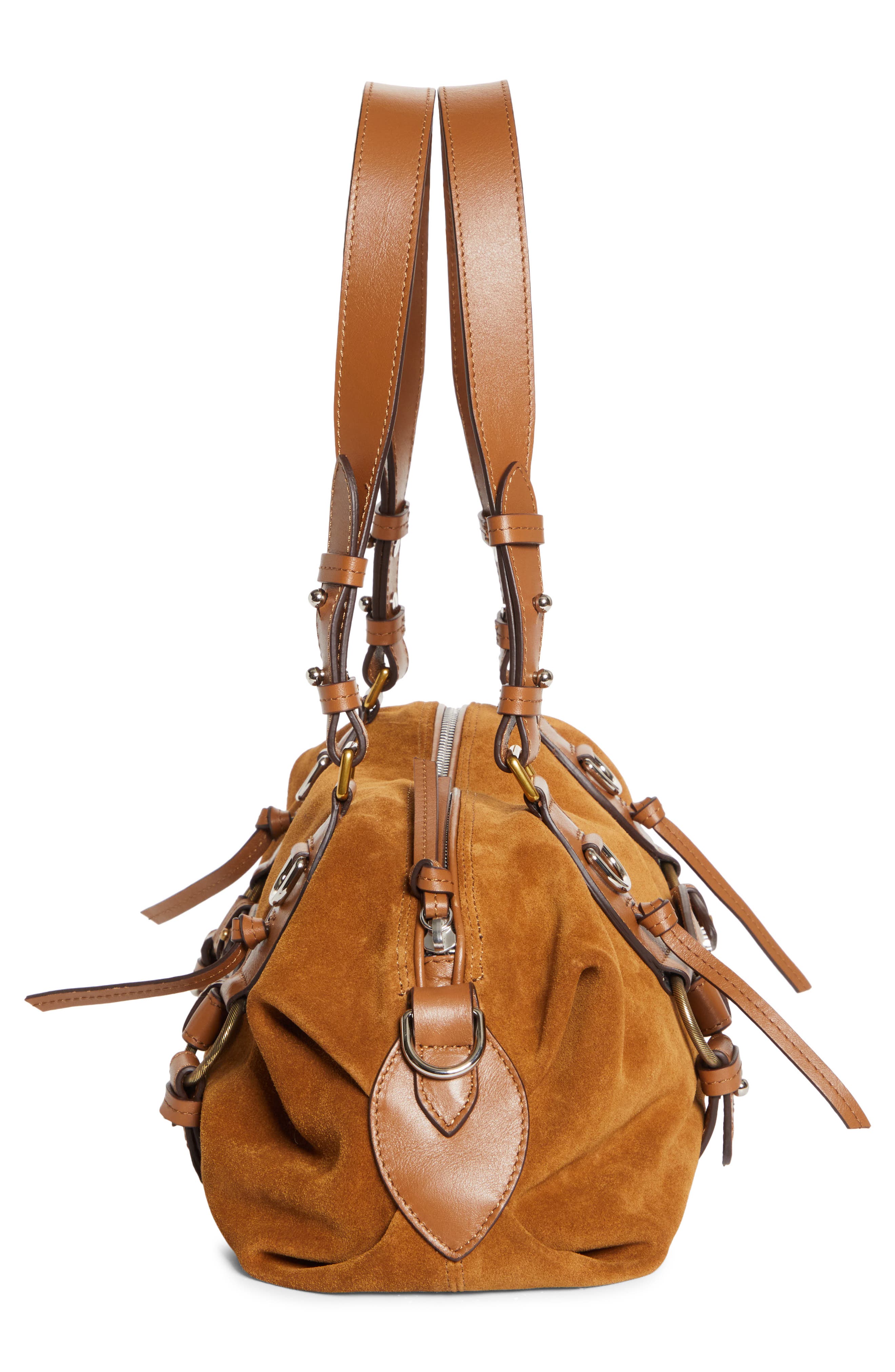 Isabel Marant Mini Tilpa Bag, Alternate, color, Cognac